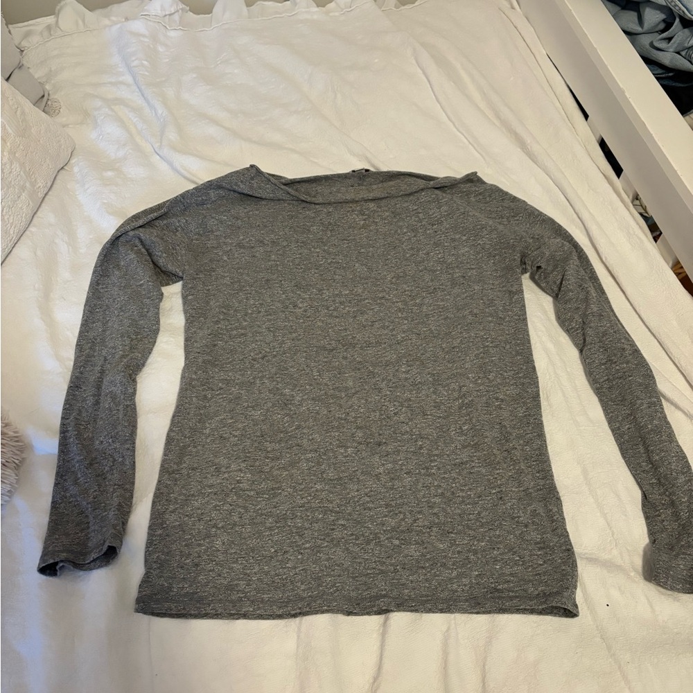 Medium grey off the shoulder shirt from gap
